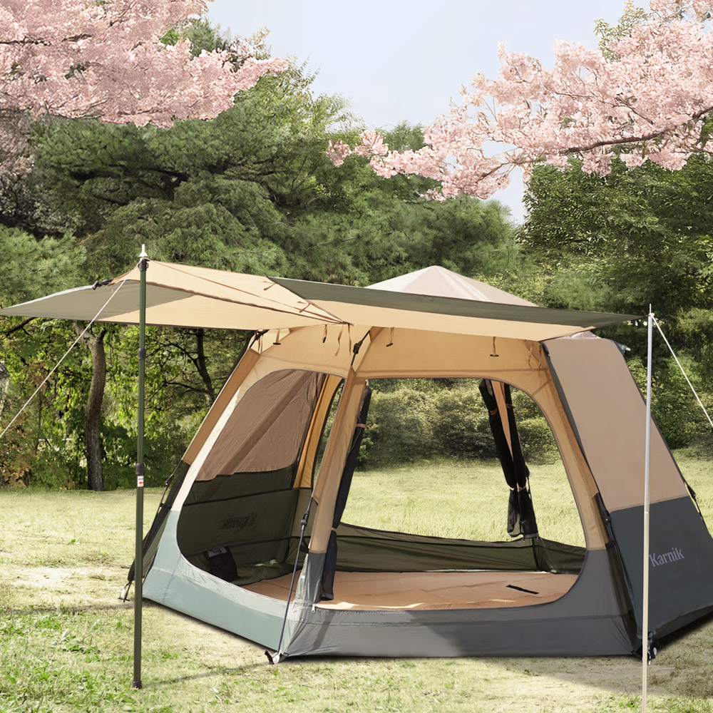 뉴에라 타프형 그늘막 원터치 텐트 플라이포함 폴대포함 풀세트 기본형