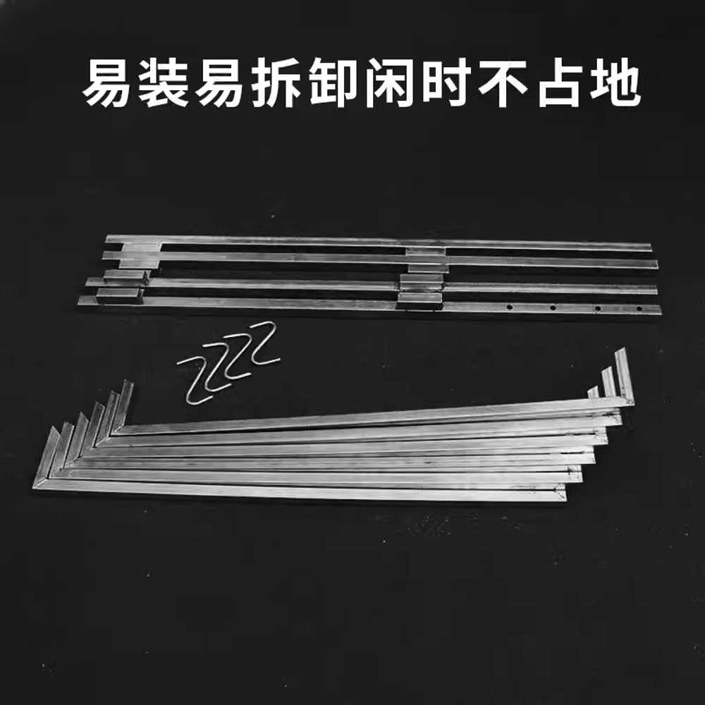 1톤 마대 거치대 톤마대 대형 마대걸이 분리수거함 1.1x1.1xH1.5m 6빔 25x25mm - 상세 이미지 4