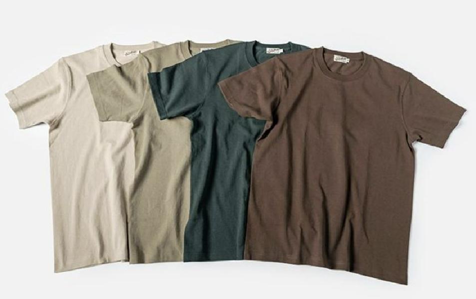 NONSTOCK 논스탁 260g USA Cotton 루프휠 튜블러 반팔티셔츠 아메카지 젖은 베이지 S - 상세 이미지 3