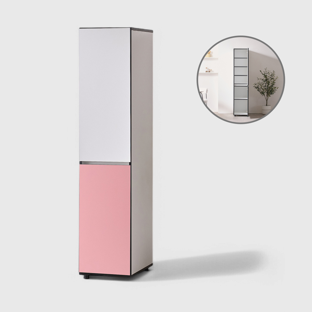 홈트리가구 오브제 밥솥 다이 주방 수납장 선반 렌지대 400mm, 2단, 투톤선택