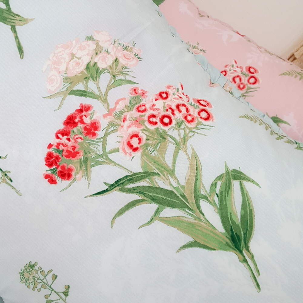 혼수 신혼이불 모달이불세트 침구류 플라워블루