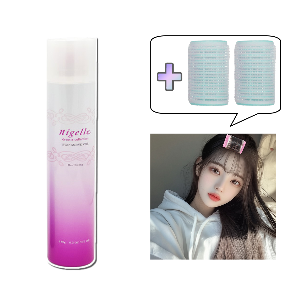 밀본 니제르 드레시아 스윙무브 베일 180g 스프레이 + 구르프 2개 (색상 랜덤)