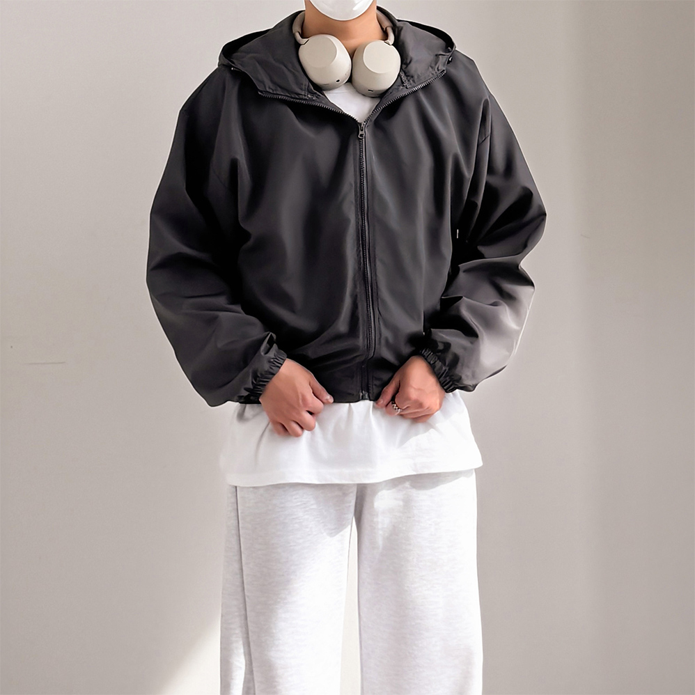 1+1 봄바람막이 후드바람막이 러닝바람막이 - 상품 이미지