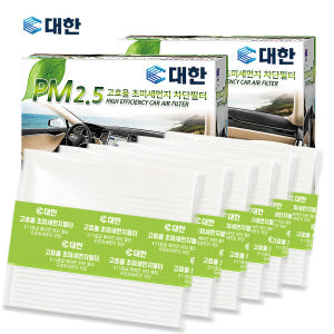 [호환] 대한 3+3 초미세먼지 차량용 자동차 에어컨 항균 필터 P118 실사용 후기 | 효과 있을까? - 상품 이미지 1
