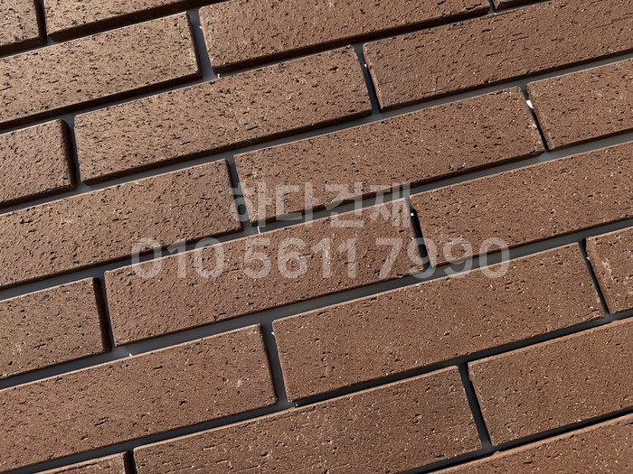 점토타일 전돌 SC 진자주 240x60x12T│파벽돌 인테리어 타일│하다건재