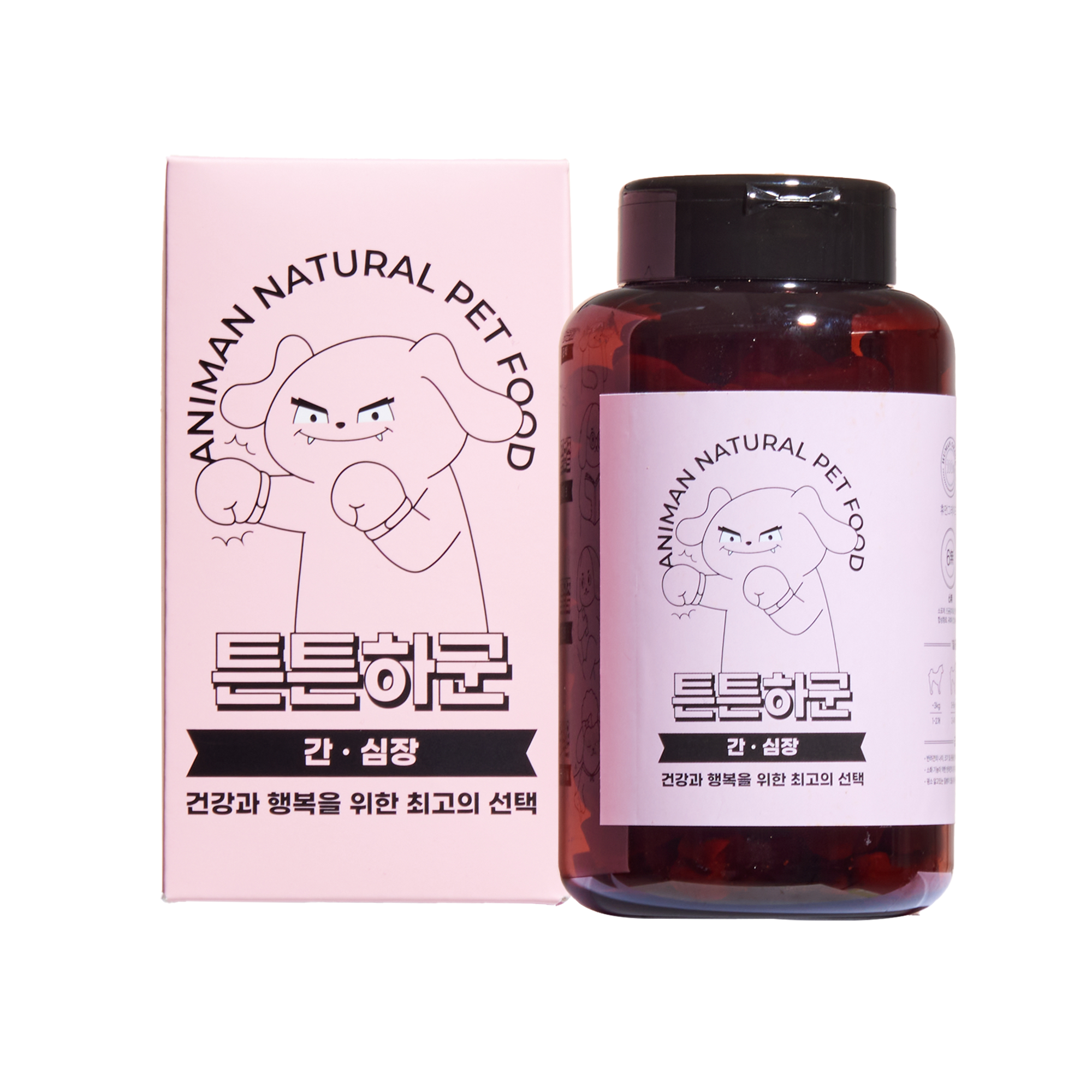 애니먼 튼튼하군 강아지 간 심장 면역 영양제 250g - 상품 이미지