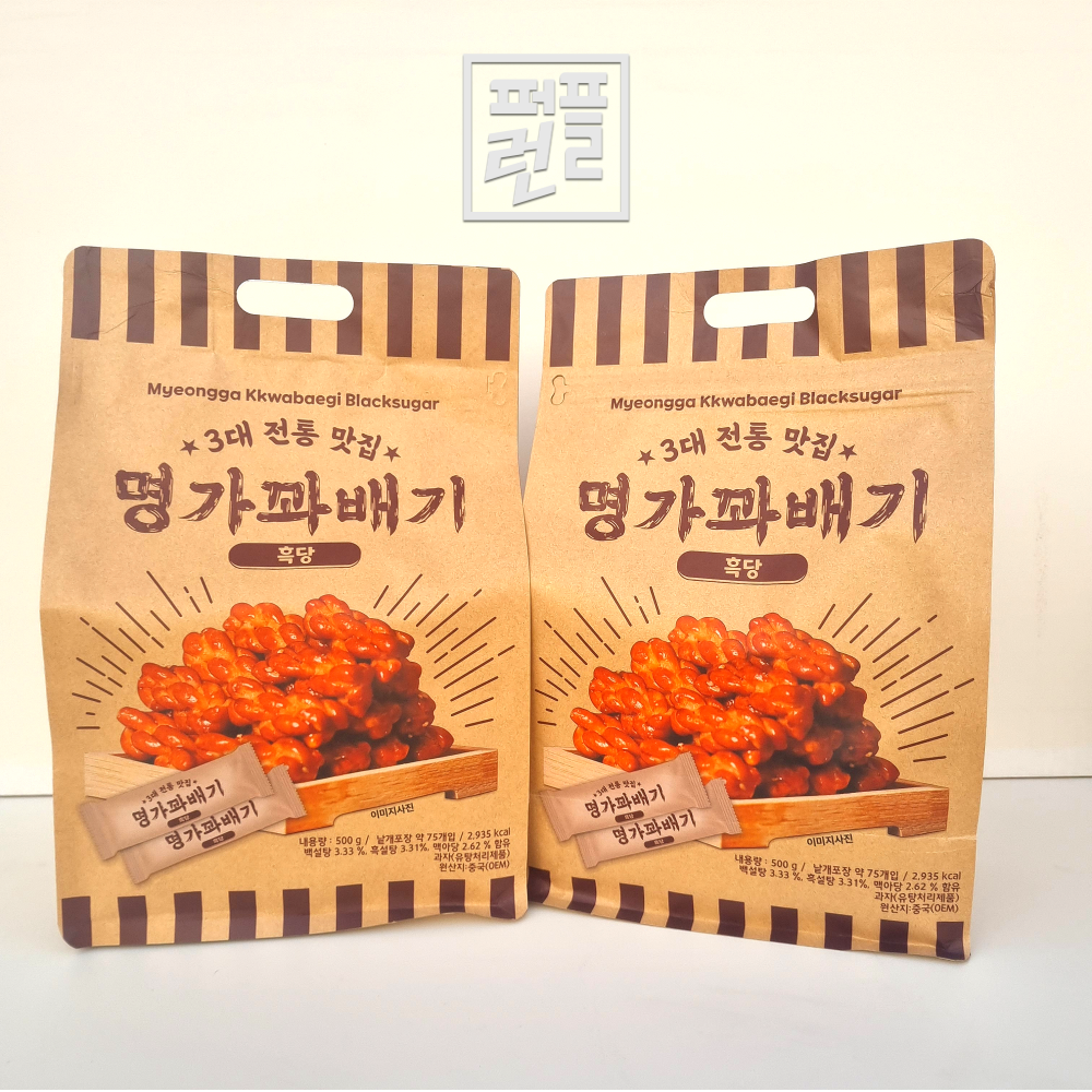 명가꽈배기 참깨 500g x 2세트 순삭 국민간식 효도간식 - 상세 이미지 4