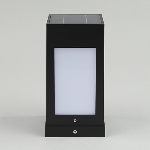 LED 태양광 문주등 A028 2.5W 블랙 데크 테라스 난간 조명 더쎈 동성조명 - 상세 이미지 2