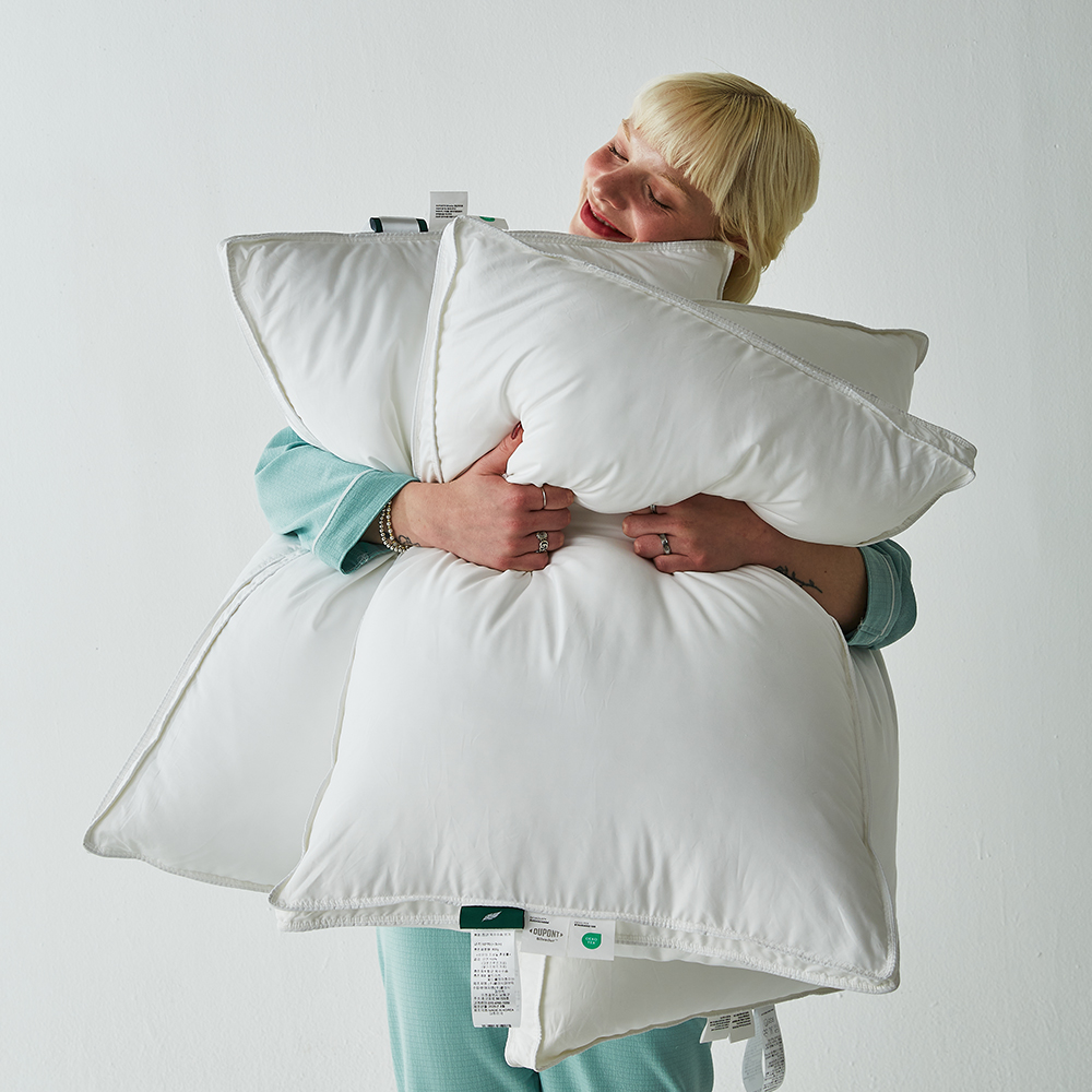 클래식패브릭 항균 옥수수솜 호텔식 베개 미디엄