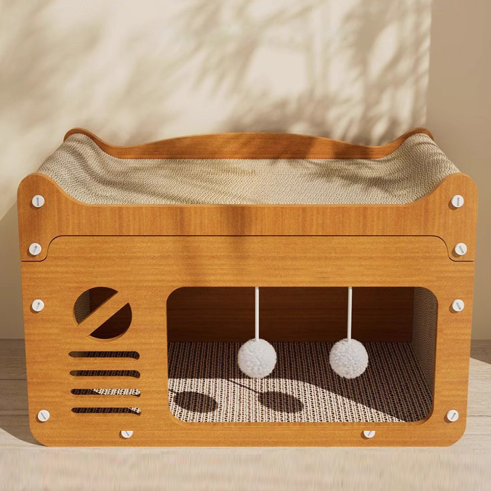 개과천선 어몽드 스케이 고양이 스크래쳐 하우스 발톱관리 분리형 휴식