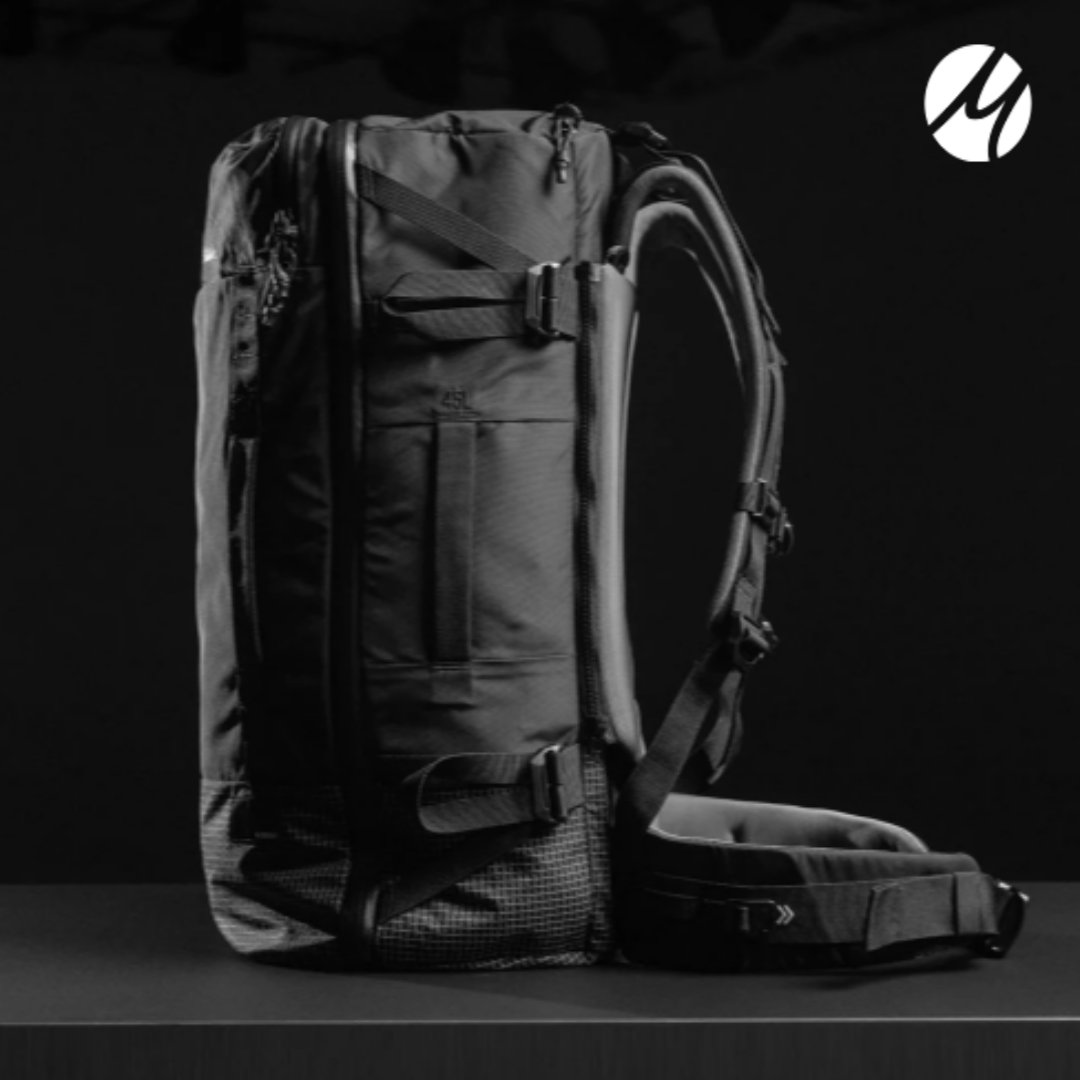 마타도르 글로브라이더 트래블 백팩 45L, 블랙 - 상세 이미지 5