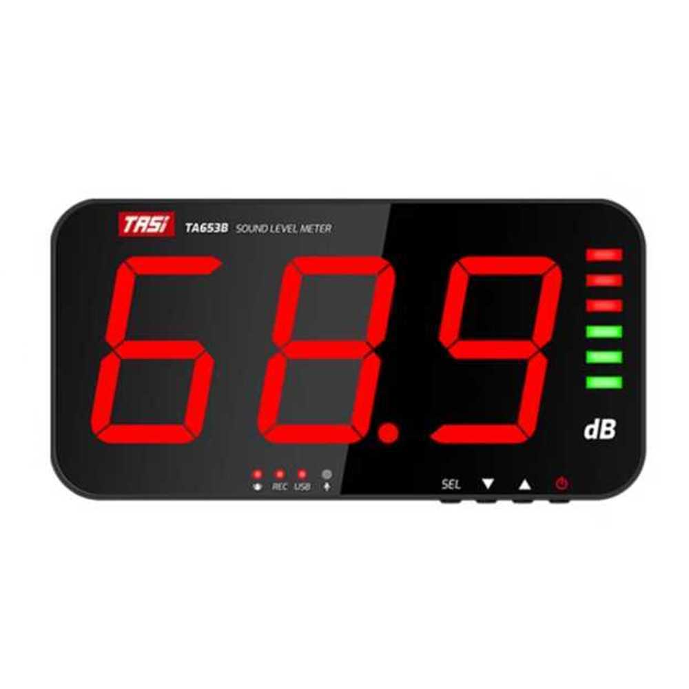 데시벨 측정기 벽걸이형 LCD 전광판 건설현장 디지털 - 상품 이미지