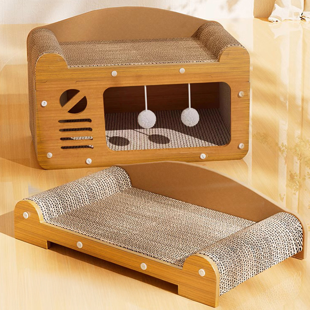 개과천선 어몽드 스케이 고양이 스크래쳐 하우스 발톱관리 분리형 휴식