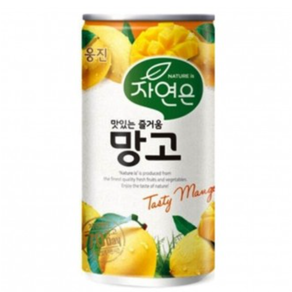 웅진 자연은 망고 180ml x 30캔 대용량 음료 : 두작유통