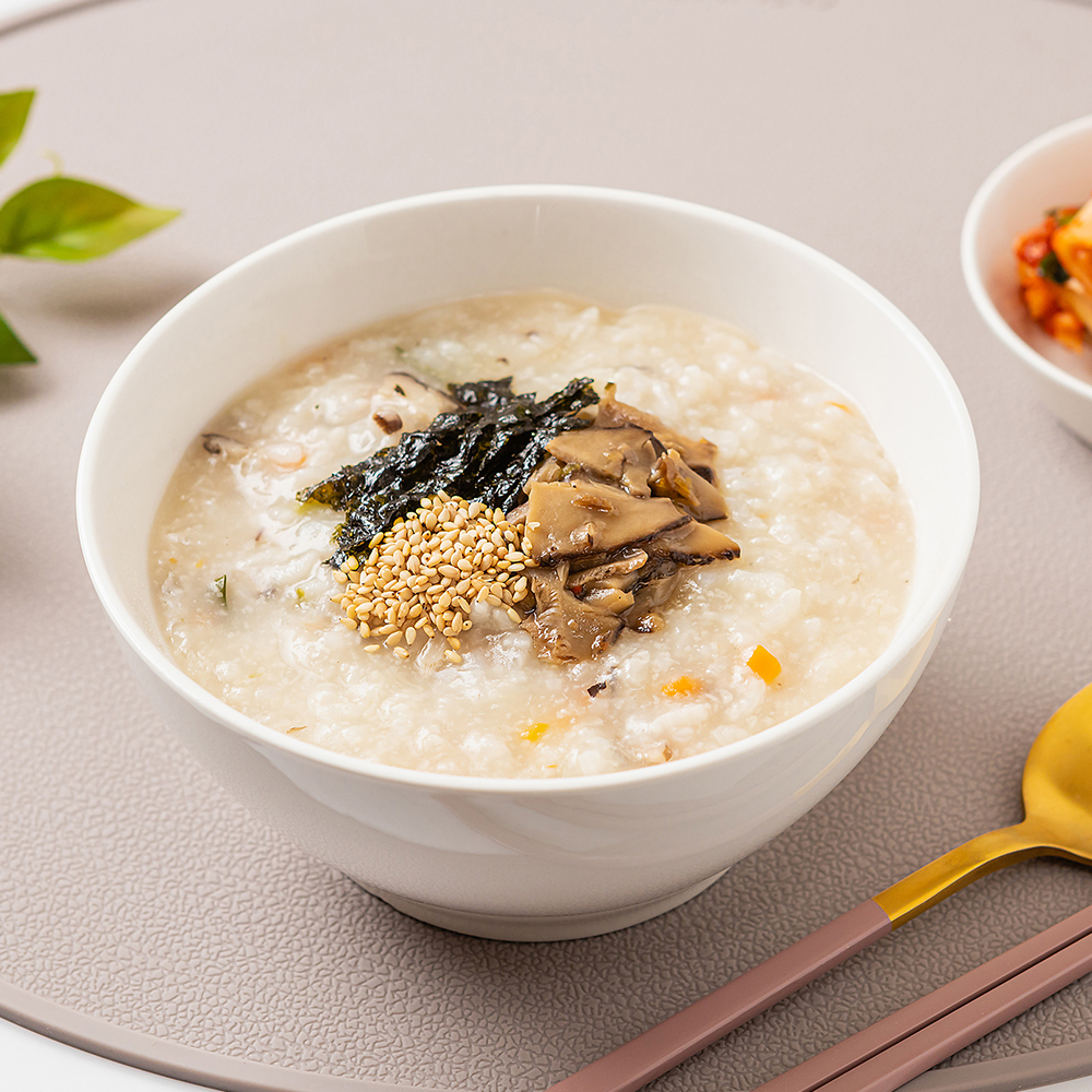 [사계절다이닝] 신선한 버섯과 야채로 만든 표고버섯죽 500g : 사계절다이닝
