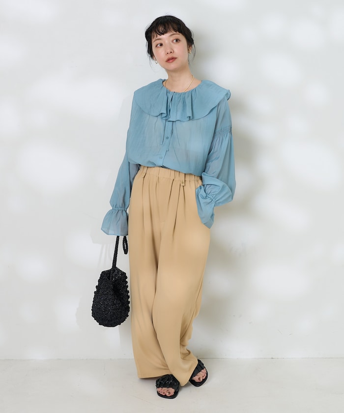 베이지 팬츠 - 이미지8