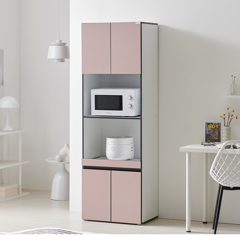 오브제 전자 렌지 밥솥 수납장 선반 렌지대 600 기본형