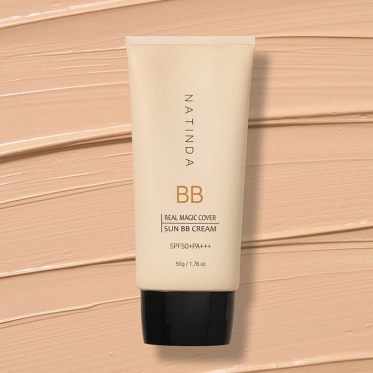 톤업 BB크림 리얼 매직 커버 선 비비크림 50g SPF50+ 자외선 차단 잡티커버 - 상세 이미지 2