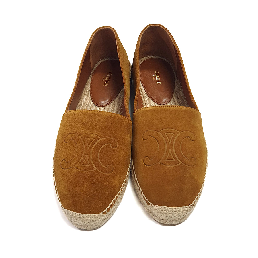 셀린느 남성 트리오페 스웨이드 에스파드류 브라운 359633003C19DT