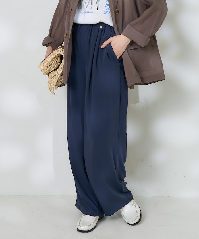 네이비 팬츠 - 이미지3