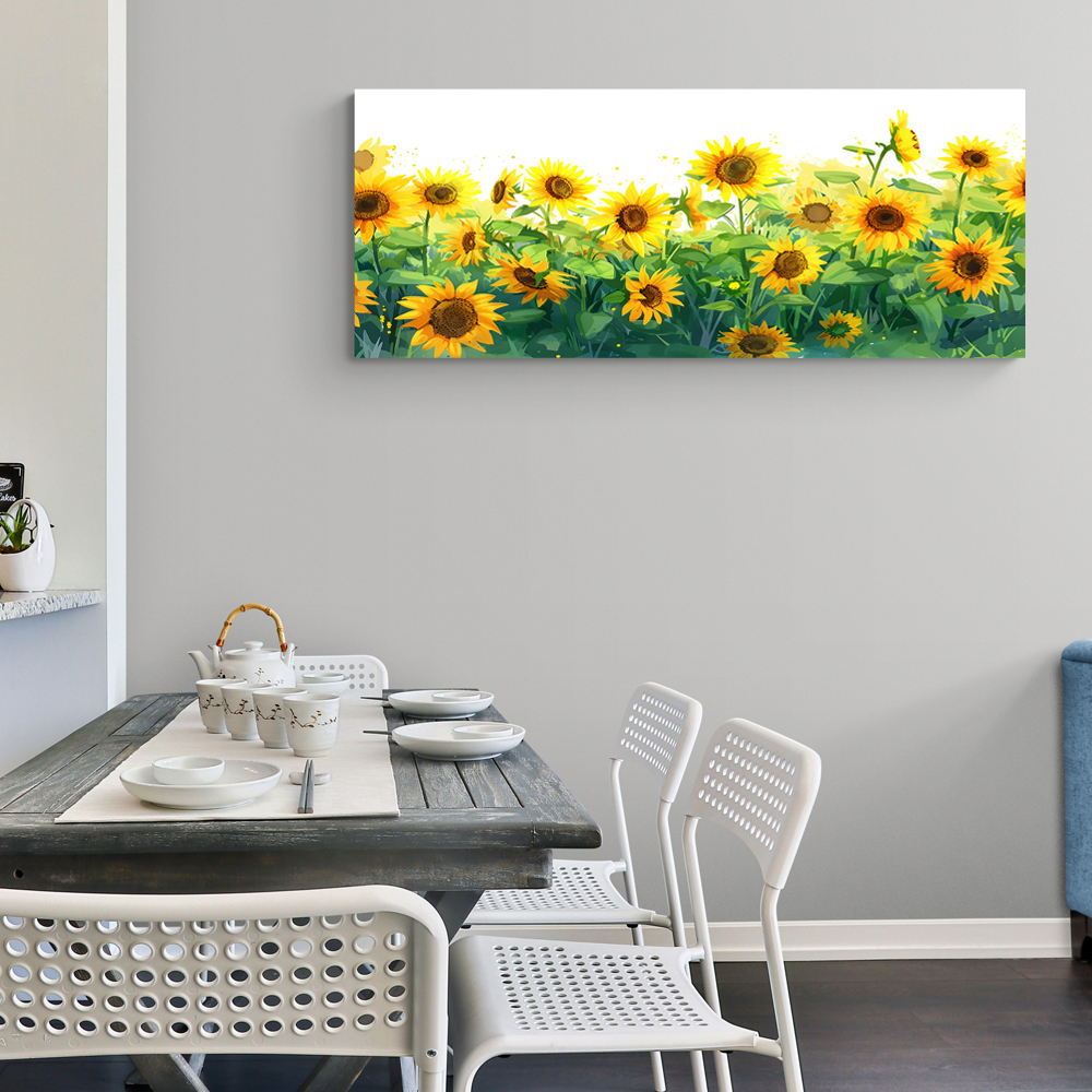 재물해바라기 150x60cm 캔버스액자 - 상세 이미지 4