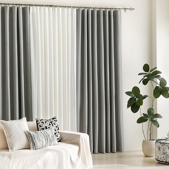 로즈우드 거실 안방 가리개 나비주름 차르르 자수 쉬폰 레이스 린넨 커튼 속커튼 핀형 1마