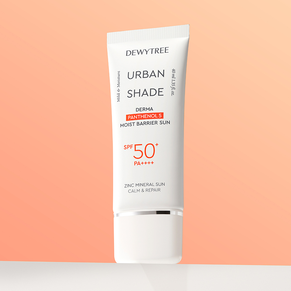 [듀이트리] 어반쉐이드 더마 판테놀 5 수분 장벽 선 40ml 톤업 선크림 SPF50+PA++++