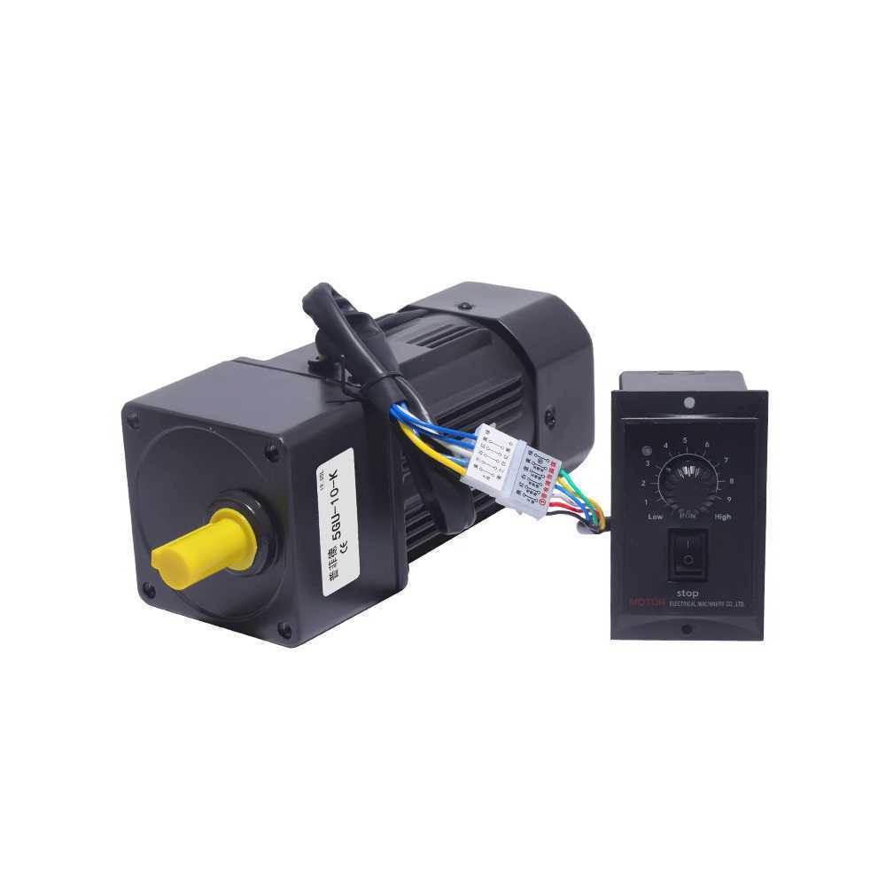 속도조절모터 120W 기어 감속기 토크 단상 컨트롤러 0-450rpm - 상품 이미지