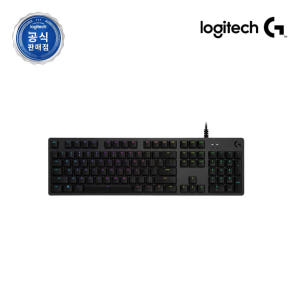 로지텍코리아 공식 G512 GX 유선 게이밍 키보드 블랙, 갈축