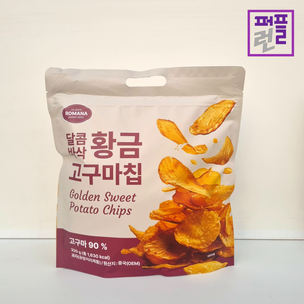 황금 고구마칩 320g x 4개 국민간식 효도간식 - 상세 이미지 3