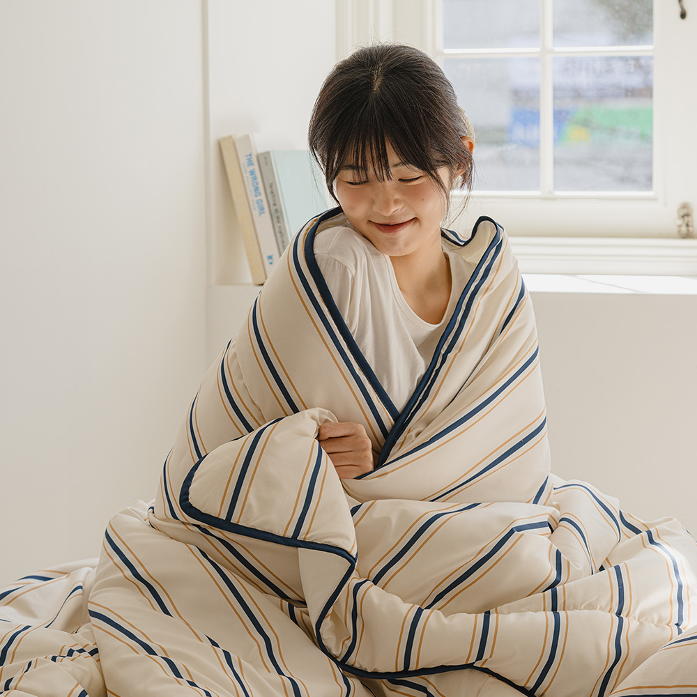 바자르 썸머빌리지 먼지없는 냉감 양면 여름 차렵이불 패드세트 SS