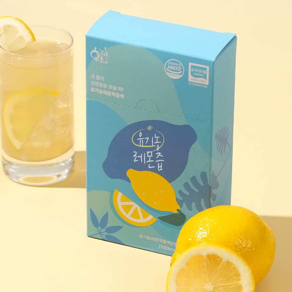 유산균 더한 유기농 레몬즙 스틱 레몬수 20g 14포, 1개