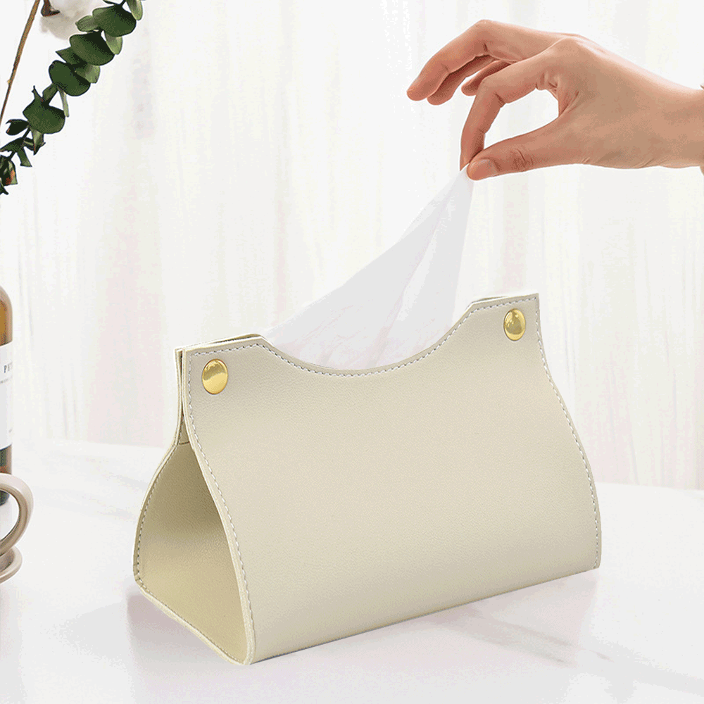 스토리빙 북유럽 가죽 휴지 케이스