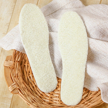 겨울 보온 양털깔창 방한 털깔창 패드