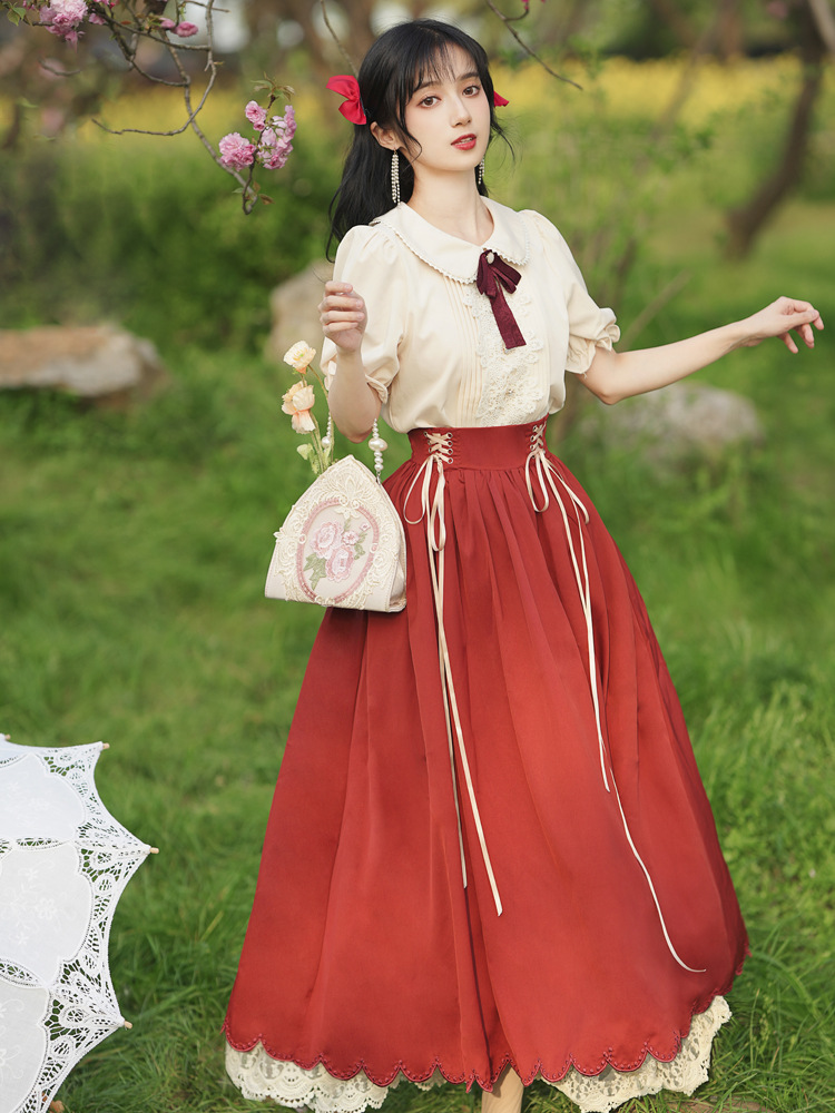 개화기의상 복고풍의상 레트로옷 경성시대 졸업사진컨셉 원피스 - 상세 이미지 2