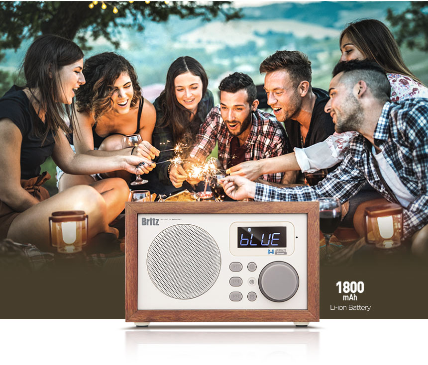 [브리츠몰] BA-C1 SoundRoom 휴대용 멀티 블루투스 스피커 / FM라디오