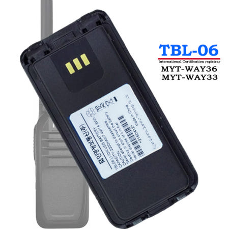 MYT-WAY33 민영 무전기 배터리 TBL06