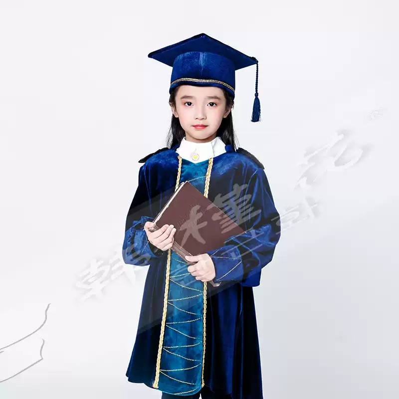 유치원 졸업가운 졸업식용 초등학생 학사모 세트 - 상세 이미지 4