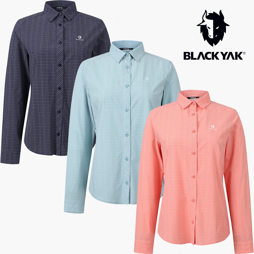 블랙야크 기능성남방 아웃도어 등산셔츠 여성 등산복상의