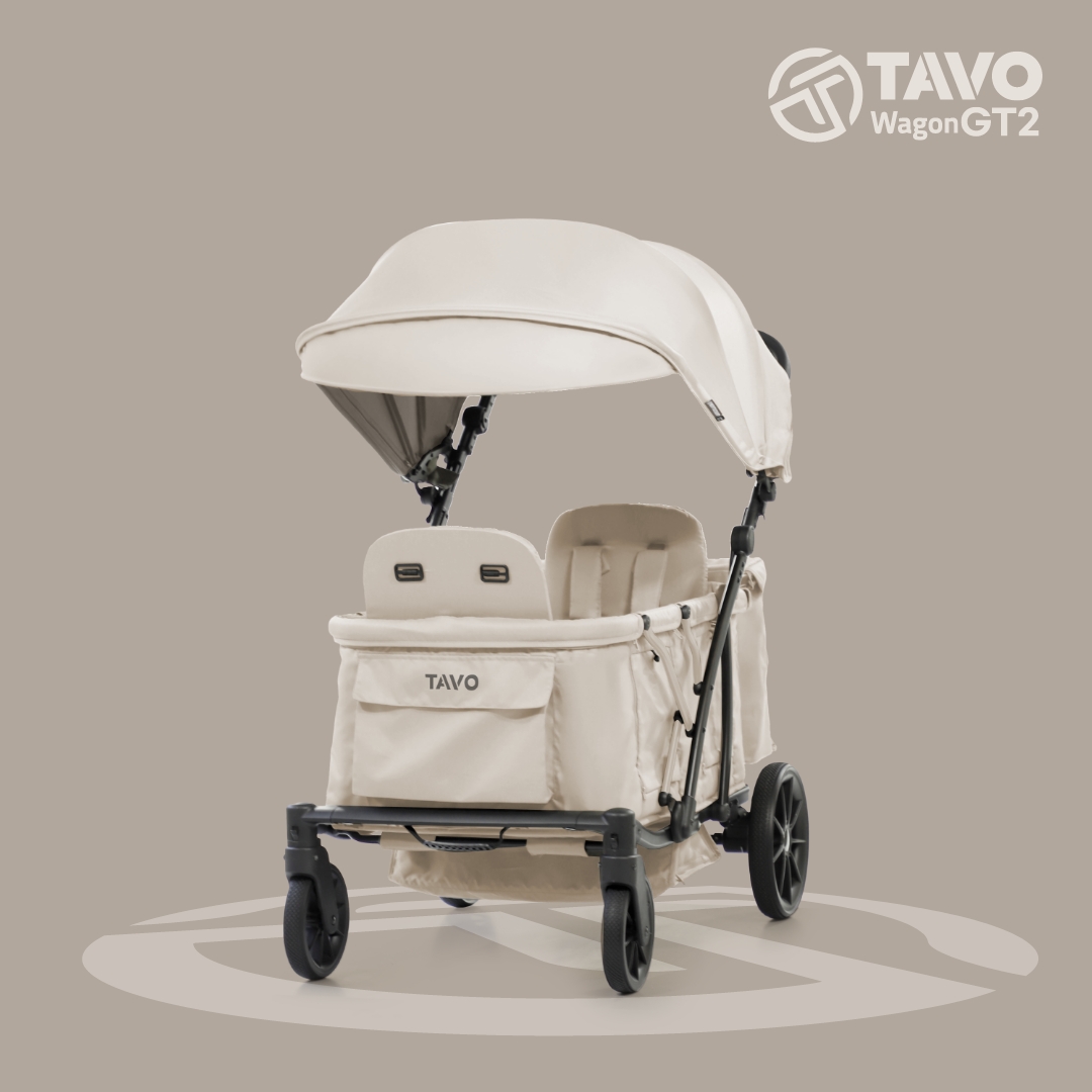 [누비앤타보] 타보 웨건GT2 유모차형 디럭스급 신형 등하원용 유아웨건 GT2 베이지+사은품세트