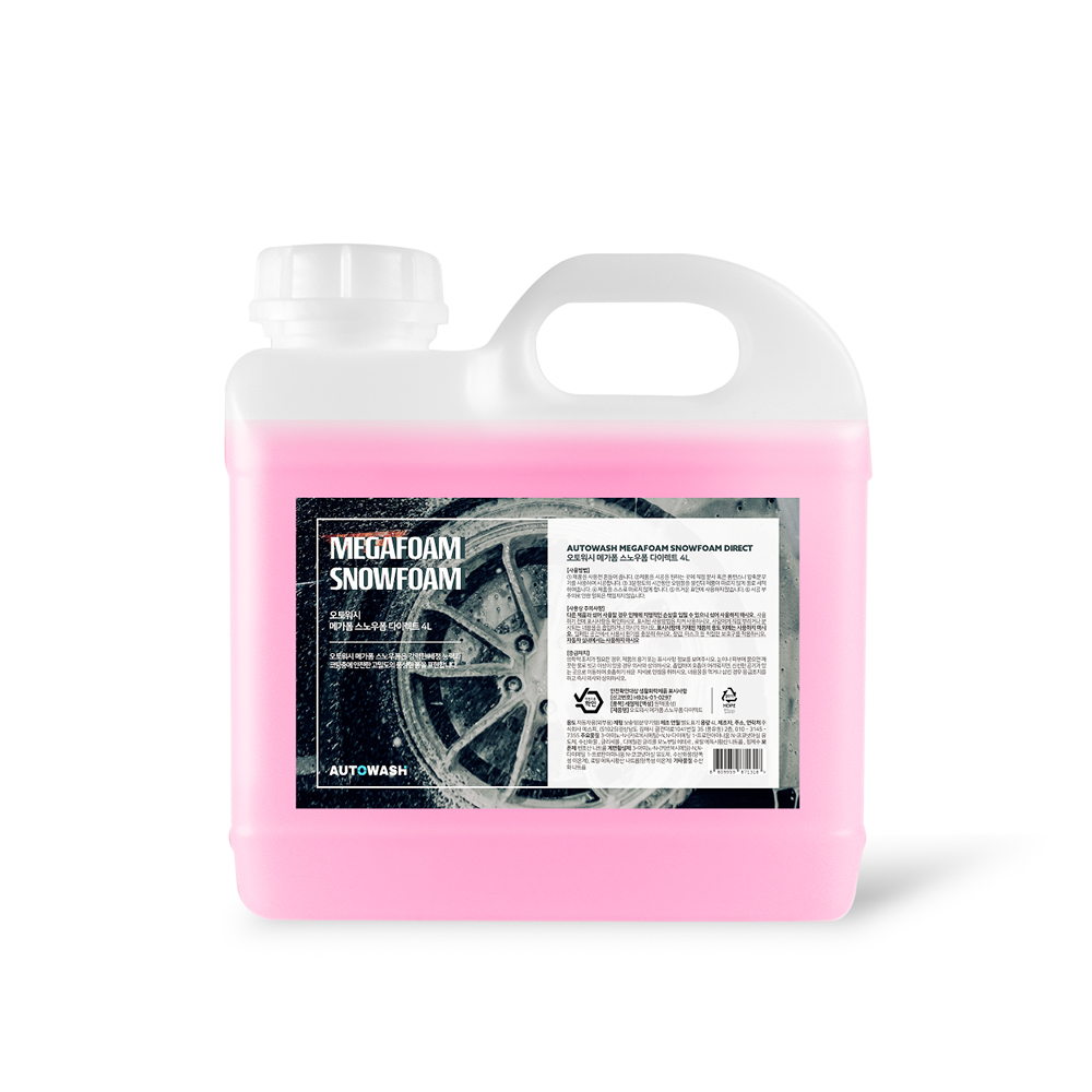 오토워시 메가폼 스노우폼 다이렉트 10:1 대용량 4L, 1개 제품 이미지