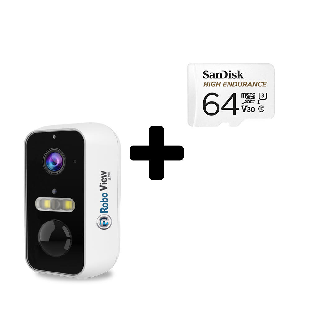 글로벌아이넷 로보뷰S5 홈 IP 카메라 CCTV 무선 배터리 500만화소 64GB - 메인 이미지