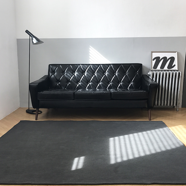 나라데코 거실 카페트 순면 피그먼트 쇼파패드 러그 145x200