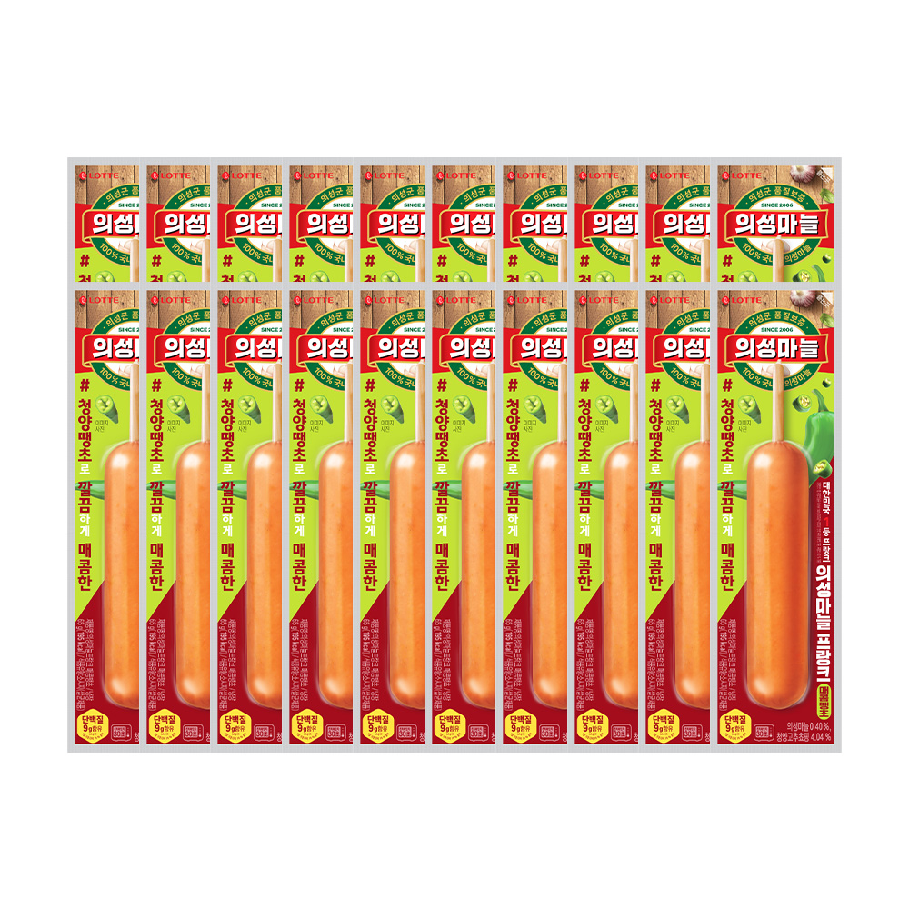 의성마늘프랑크 70g 외 프랑크/직꾸닭 5종 10개+10개 (옵션선택) 상품 이미지