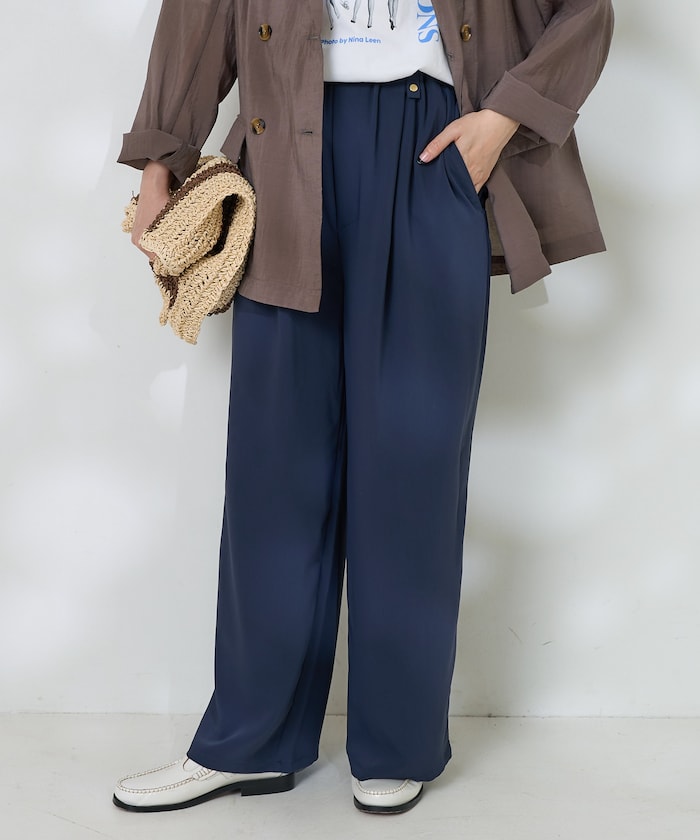 네이비 팬츠 - 이미지1