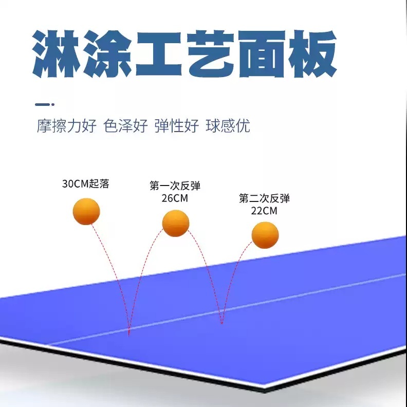 탁구대상판 실내 미니 경기 테이블 보드 패널 상판 간이 국가표준 25mm 그리드 - 상세 이미지 5