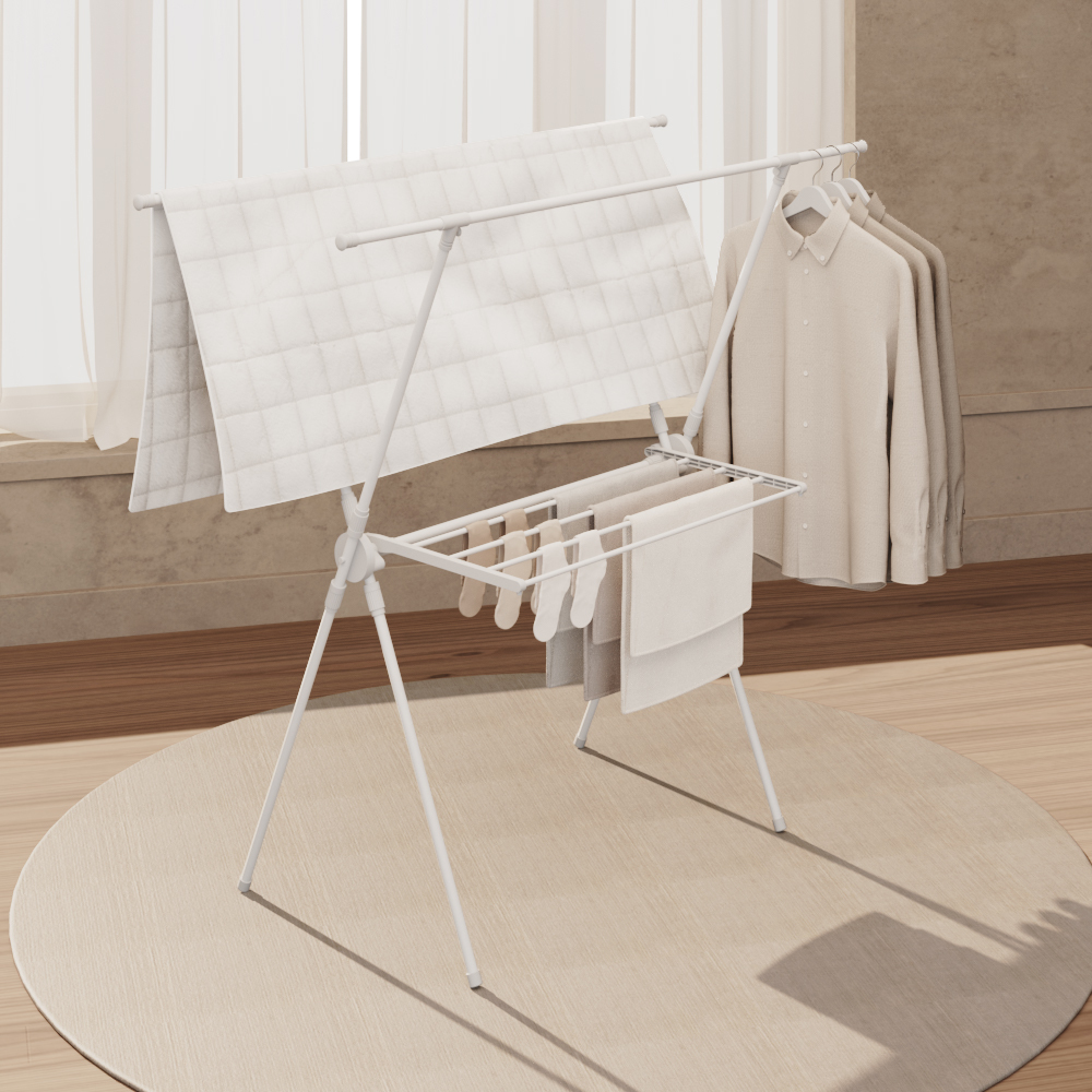 익스펜디 대형 이불 빨래건조대 튼튼한 접이식 수건 속옷 건조대
