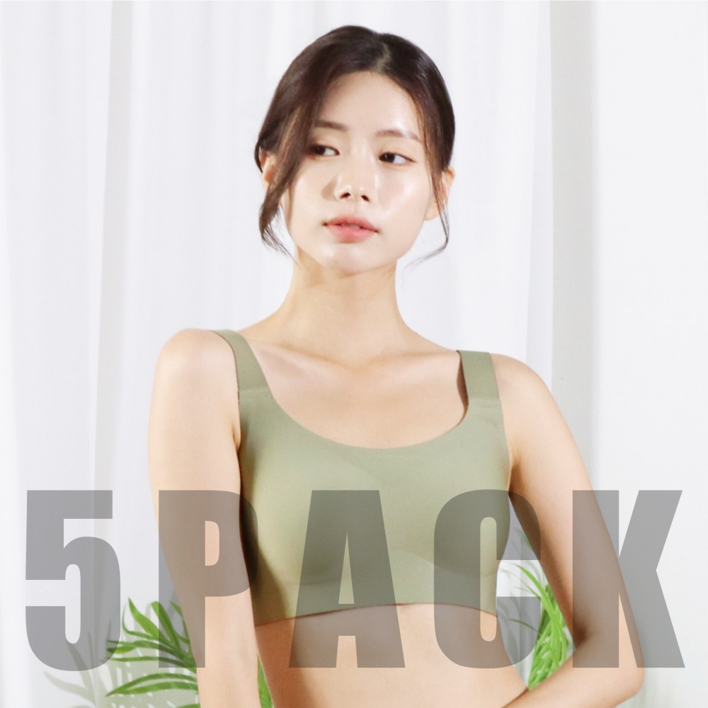 더조이브라 더스트롱 5개세트 압박브라 미니마이저 얇은 빅사이즈속옷 처진가슴 가슴작아보이는 - 상품 이미지