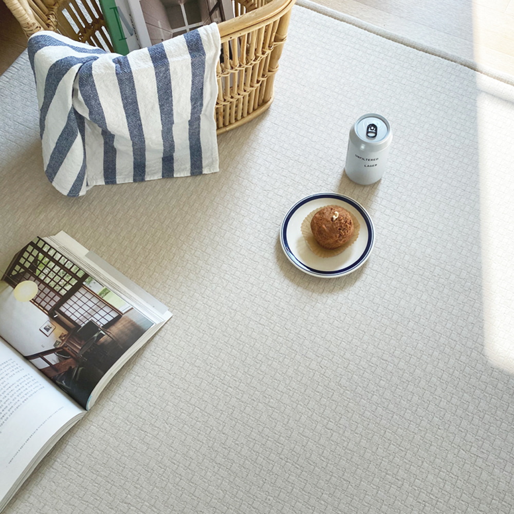 나라데코 거실 카페트 와플 코튼 면 쇼파패드 러그 150x200