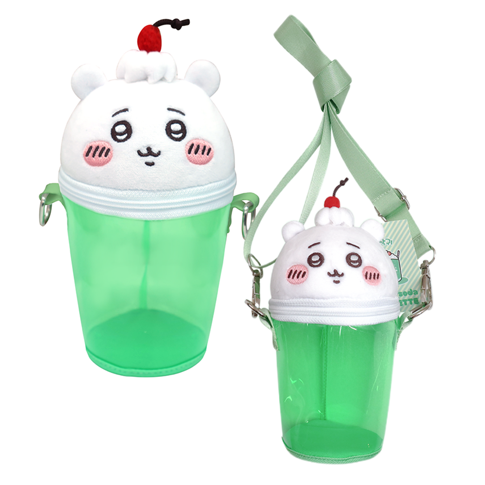 먼작귀 하치와레 크림소다 봉제 포쉐트 파우치 크로스 백 인형 가방 포셰트 캐릭터 굿즈 - 상세 이미지 2